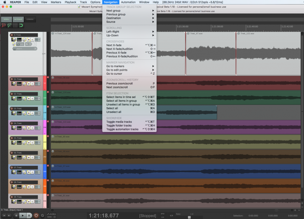 Source-Destination 4-Point Editing in Reaper